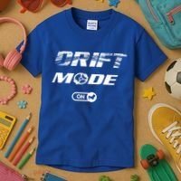 Drifting Cars Drift Mode On Auto Racing Mechanic Cool Gift Kids T-Shirt thumb 3