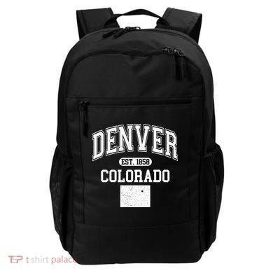 Denver Colorado Est 1858 Varsity Backpack