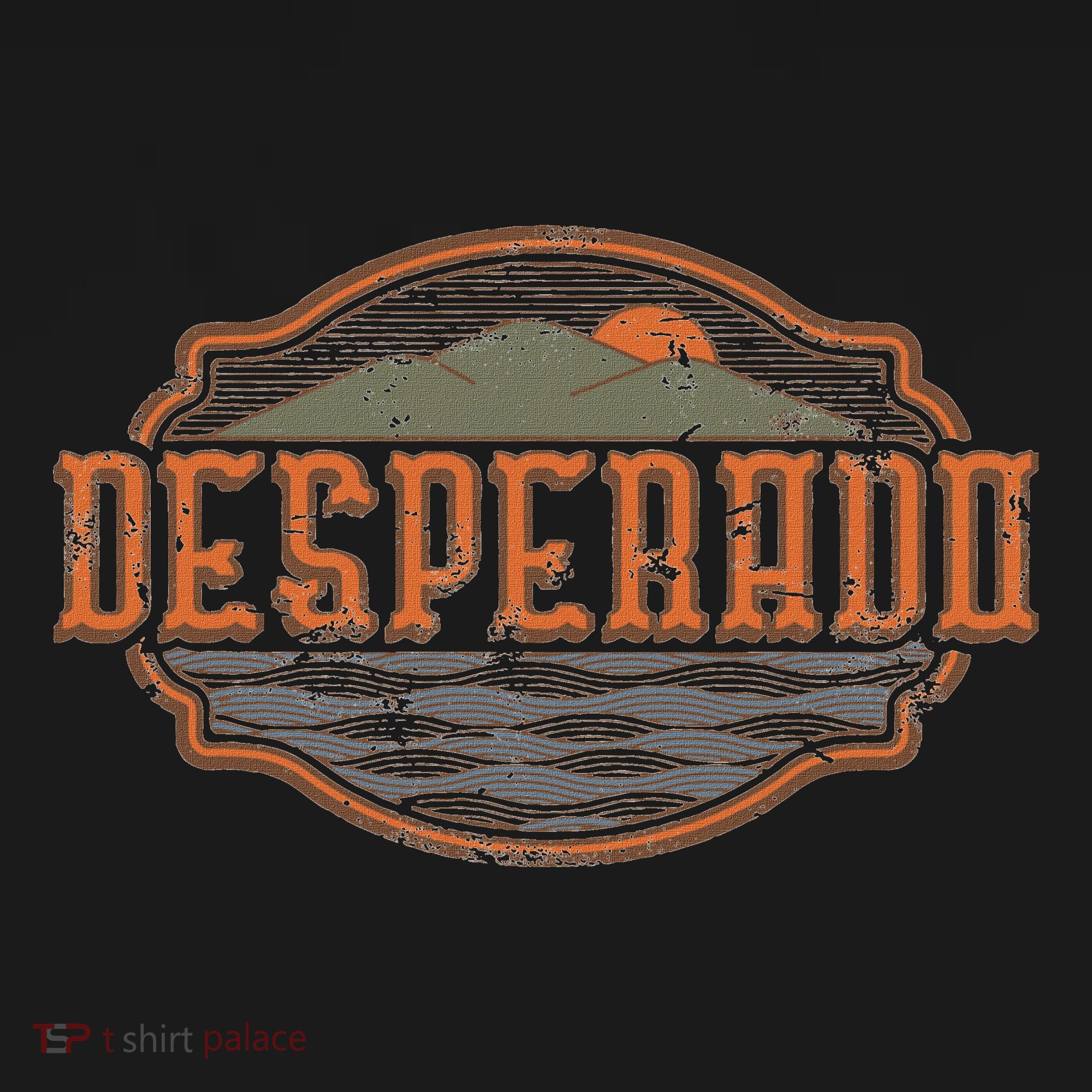 Desperado Cowboy Eagle Desperado Landscape Apron