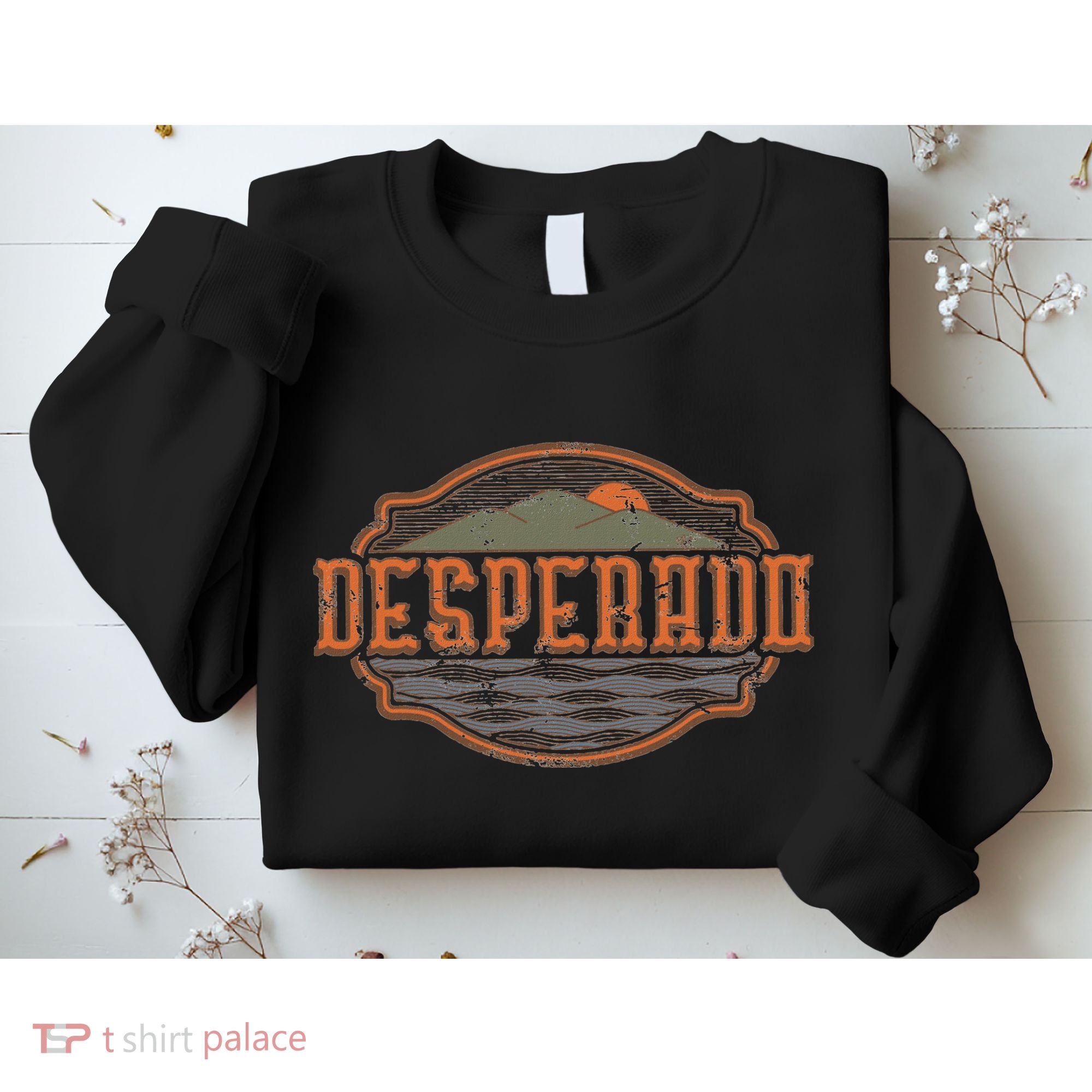 Desperado Cowboy Eagle Desperado Landscape Sweatshirt