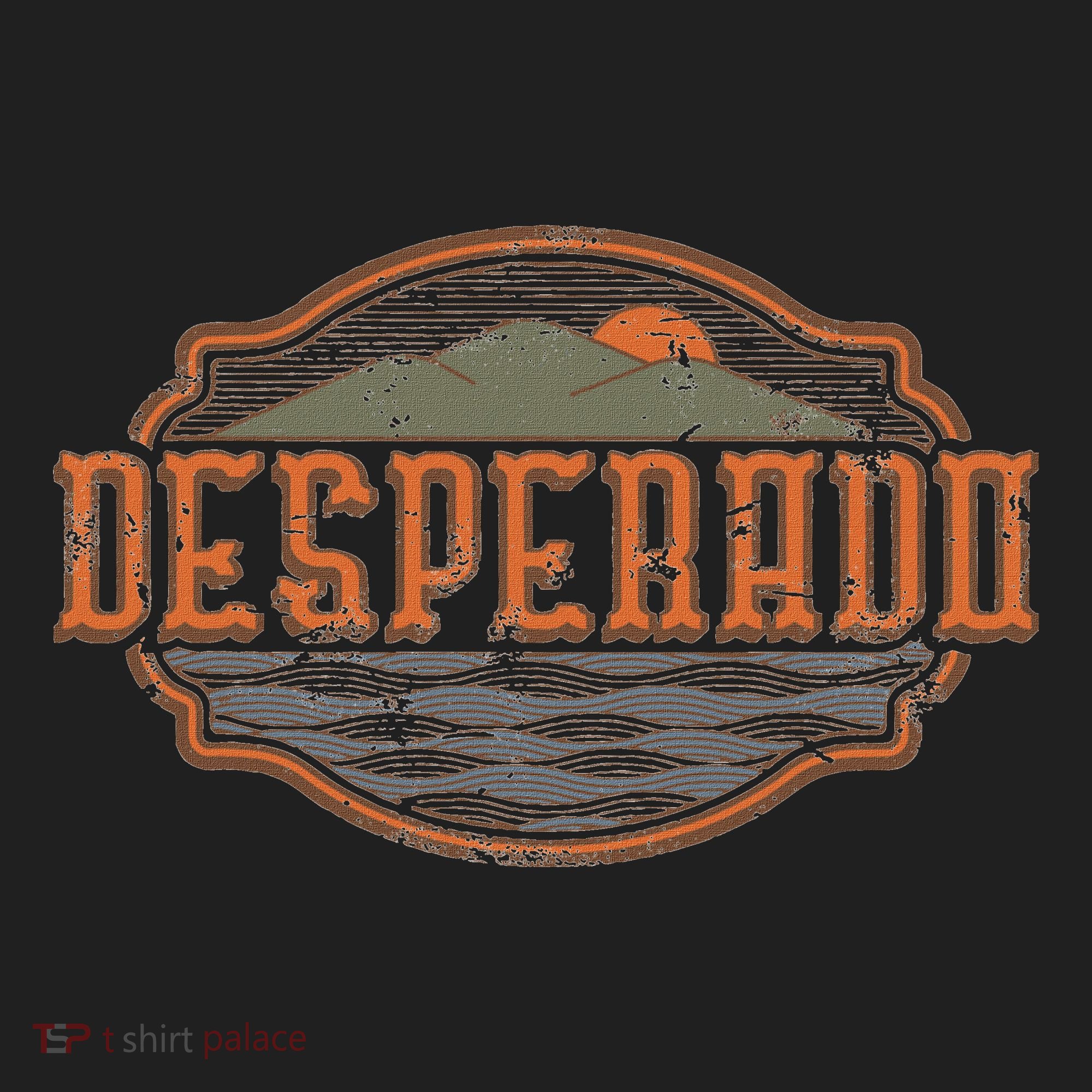 Desperado Cowboy Eagle Desperado Landscape Tumbler