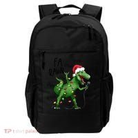 Dinosaur Christmas Fa Ra Rawr Tree Rex Xmas Dino Gift Backpack thumb 0