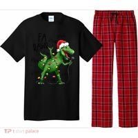 Dinosaur Christmas Fa Ra Rawr Tree Rex Xmas Dino Gift Pajama Set thumb 0