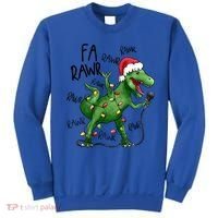 Dinosaur Christmas Fa Ra Rawr Tree Rex Xmas Dino Gift Sweatshirt thumb 0