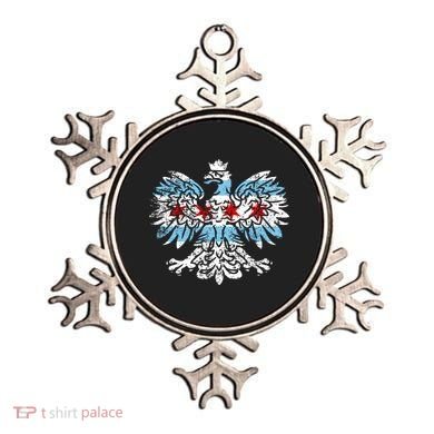 Distressed Chicago Flag Polish Poland Eagle Ornament