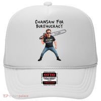D.O.G.E. Chainsaw For Bureaucracy Meme Political Humor Hat thumb 0