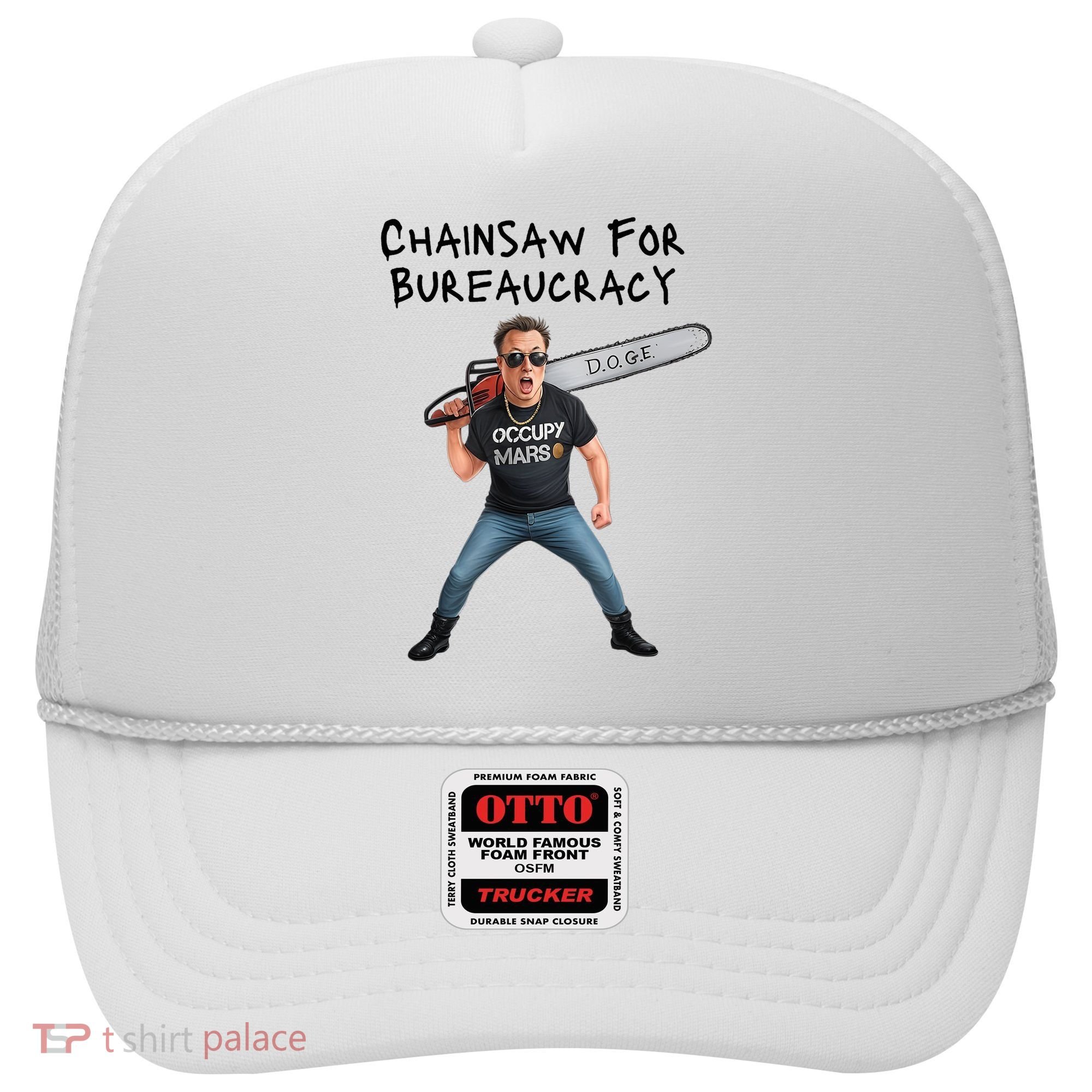 D.O.G.E. Chainsaw For Bureaucracy Meme Political Humor Hat