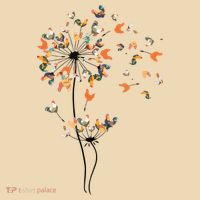 Dandelion Chicken Flower Shirts Floral Chicken Tree Lover Tote Bag thumb 4