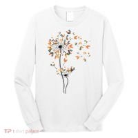 Dandelion Chicken Flower Shirts Floral Chicken Tree Lover Long Sleeve Shirt thumb 0