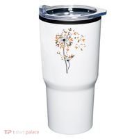 Dandelion Chicken Flower Shirts Floral Chicken Tree Lover Tumbler thumb 0