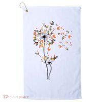 Dandelion Chicken Flower Shirts Floral Chicken Tree Lover Golf Towel thumb 0
