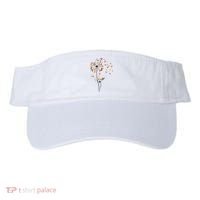 Dandelion Chicken Flower Shirts Floral Chicken Tree Lover Visor thumb 0