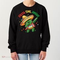 Dabbing Cactus Funny Cinco De Mayo Mexican  Women's Sweatshirt thumb 0