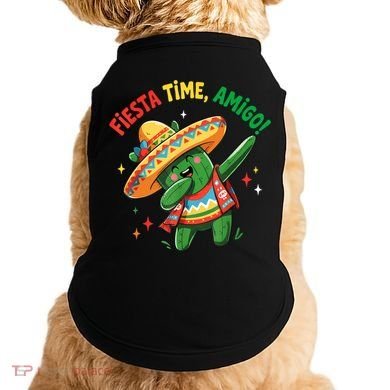 Dabbing Cactus Funny Cinco De Mayo Mexican  Doggie Tank