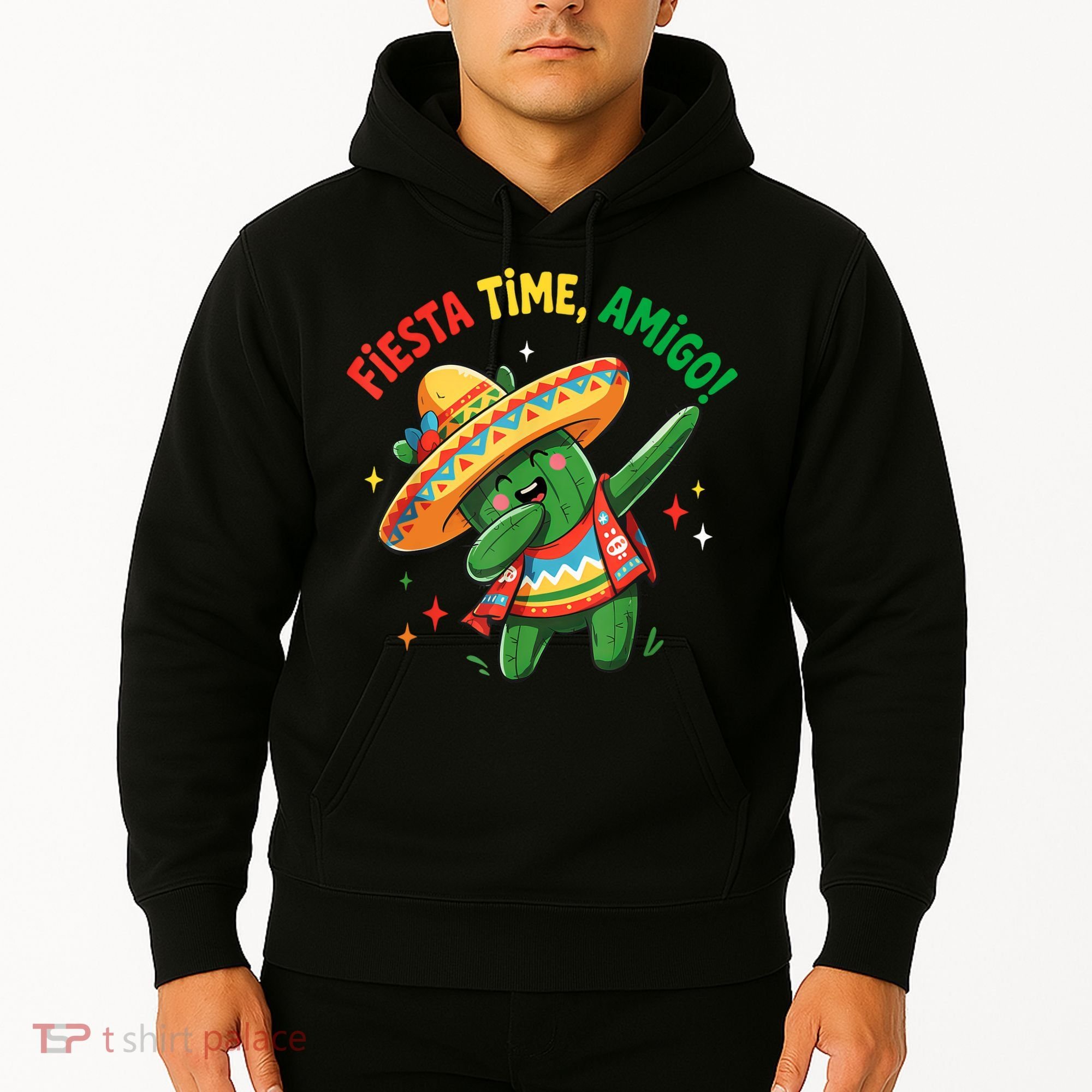 Dabbing Cactus Funny Cinco De Mayo Mexican  Hoodie