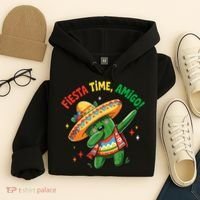 Dabbing Cactus Funny Cinco De Mayo Mexican  Hoodie thumb 4