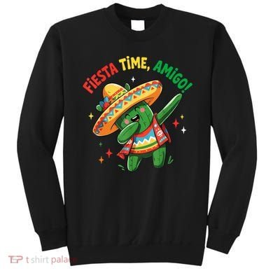 Dabbing Cactus Funny Cinco De Mayo Mexican  Sweatshirt