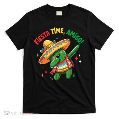 Dabbing Cactus Funny Cinco De Mayo Mexican  T-Shirt
