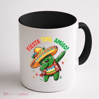 Dabbing Cactus Funny Cinco De Mayo Mexican  Coffee Mug back