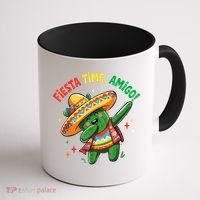 Dabbing Cactus Funny Cinco De Mayo Mexican  Coffee Mug thumb 1