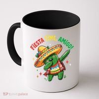 Dabbing Cactus Funny Cinco De Mayo Mexican  Coffee Mug thumb 0