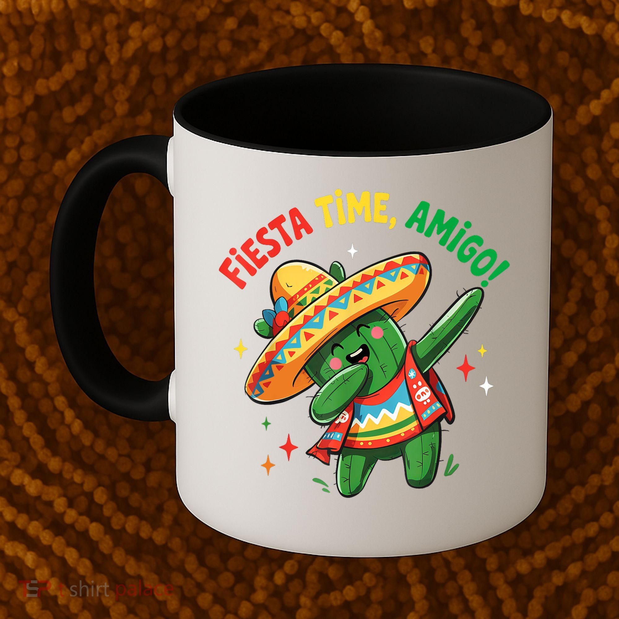Dabbing Cactus Funny Cinco De Mayo Mexican  Coffee Mug