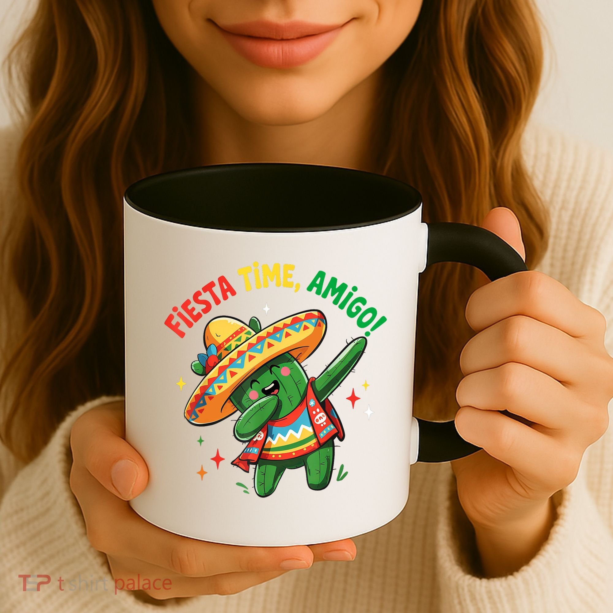 Dabbing Cactus Funny Cinco De Mayo Mexican  Coffee Mug