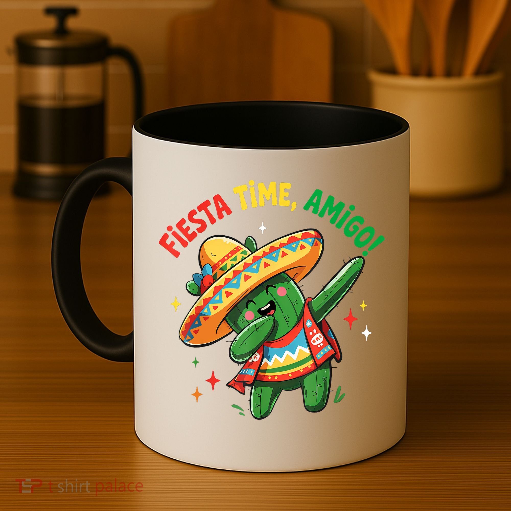 Dabbing Cactus Funny Cinco De Mayo Mexican  Coffee Mug