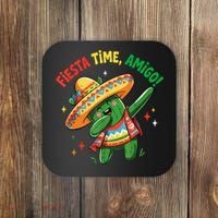 Dabbing Cactus Funny Cinco De Mayo Mexican  Coaster thumb 0