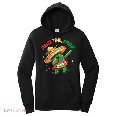 Dabbing Cactus Funny Cinco De Mayo Mexican  Women's Hoodie