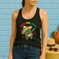 Dabbing Cactus Funny Cinco De Mayo Mexican  Women's Tank Top thumb 2