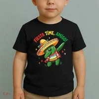 Dabbing Cactus Funny Cinco De Mayo Mexican  Toddler T-Shirt thumb 2