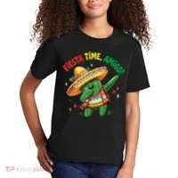 Dabbing Cactus Funny Cinco De Mayo Mexican  Kids T-Shirt thumb 2