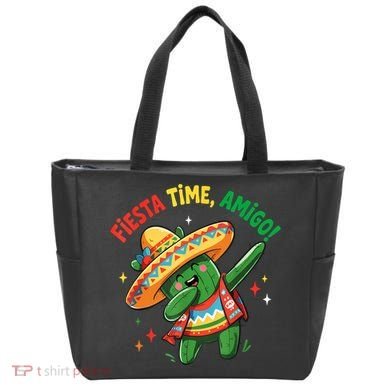 Dabbing Cactus Funny Cinco De Mayo Mexican  Tote Bag
