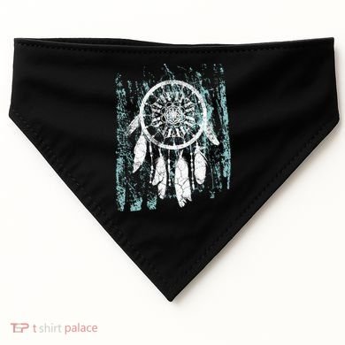 Dream Catcher Feathers Tribal Native American Boho Tapestry Gift USA-Made Doggie Bandana