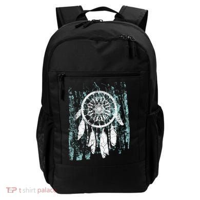 Dream Catcher Feathers Tribal Native American Boho Tapestry Gift Backpack