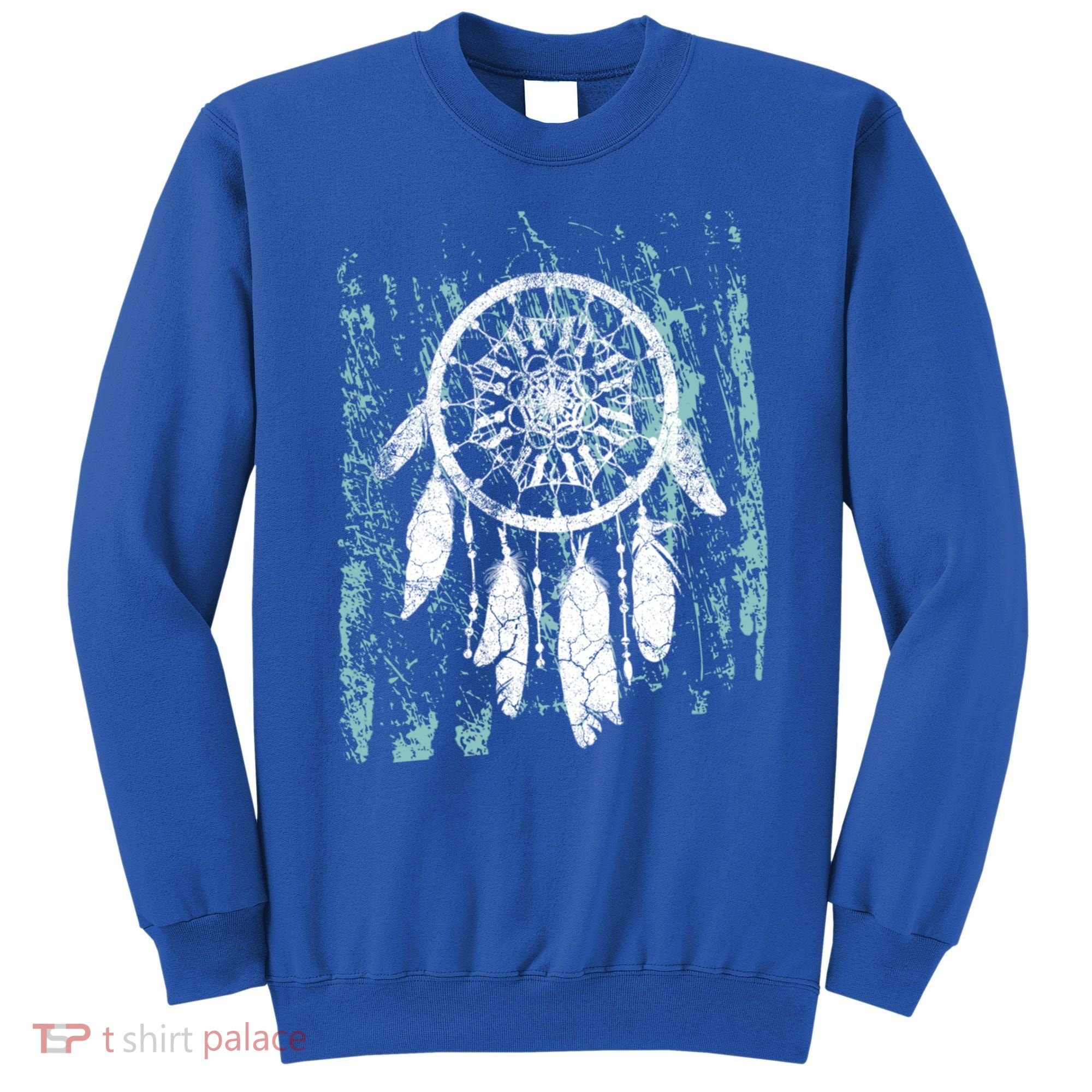 Dream Catcher Feathers Tribal Native American Boho Tapestry Gift Sweatshirt