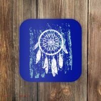 Dream Catcher Feathers Tribal Native American Boho Tapestry Gift Coaster thumb 0