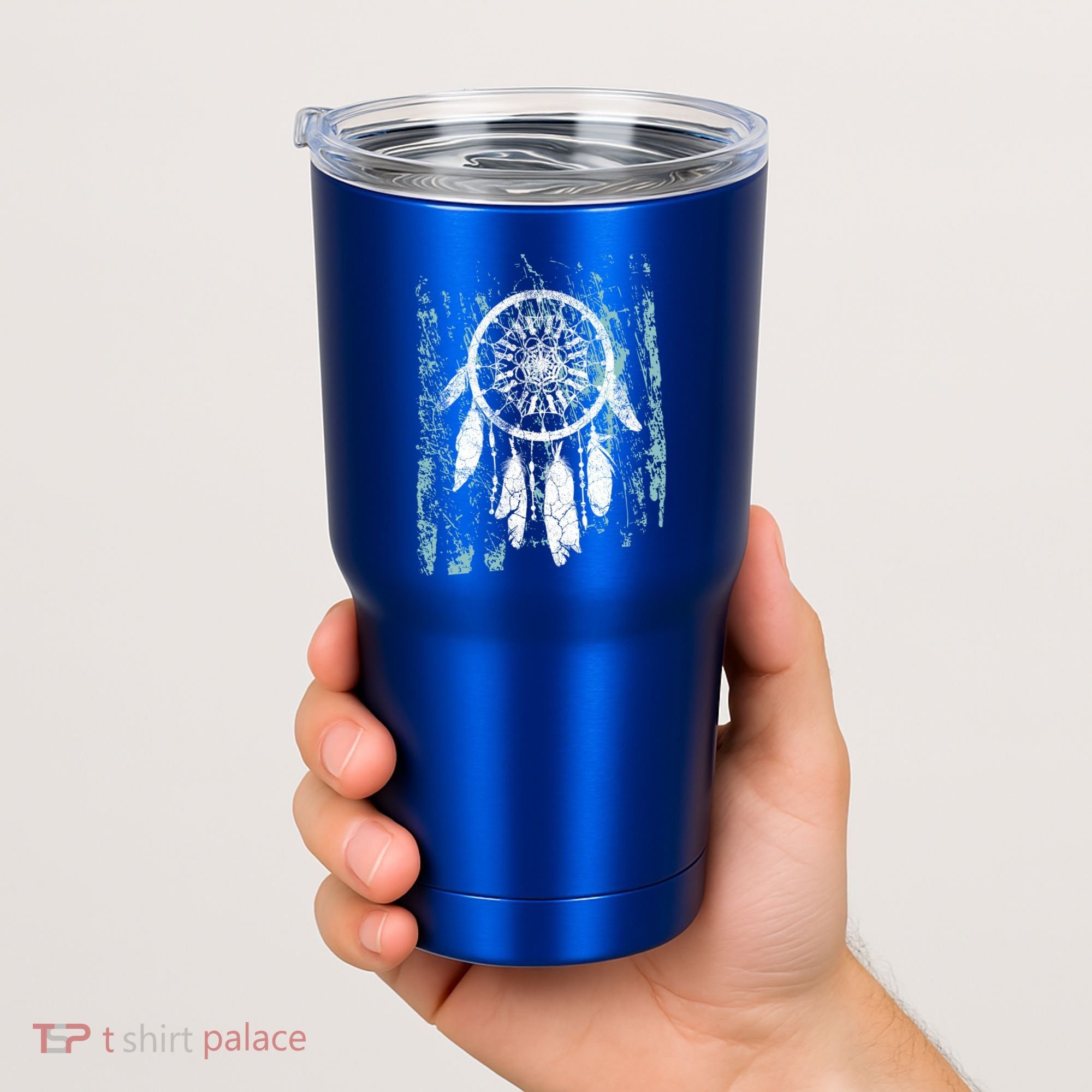 Dream Catcher Feathers Tribal Native American Boho Tapestry Gift Tumbler