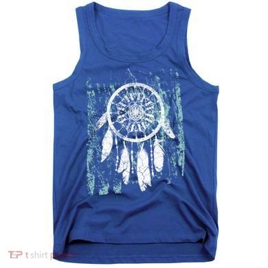 Dream Catcher Feathers Tribal Native American Boho Tapestry Gift Tank Top