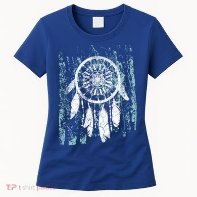 Dream Catcher Feathers Tribal Native American Boho Tapestry Gift Women's T-Shirt