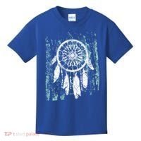 Dream Catcher Feathers Tribal Native American Boho Tapestry Gift Kids T-Shirt thumb 0