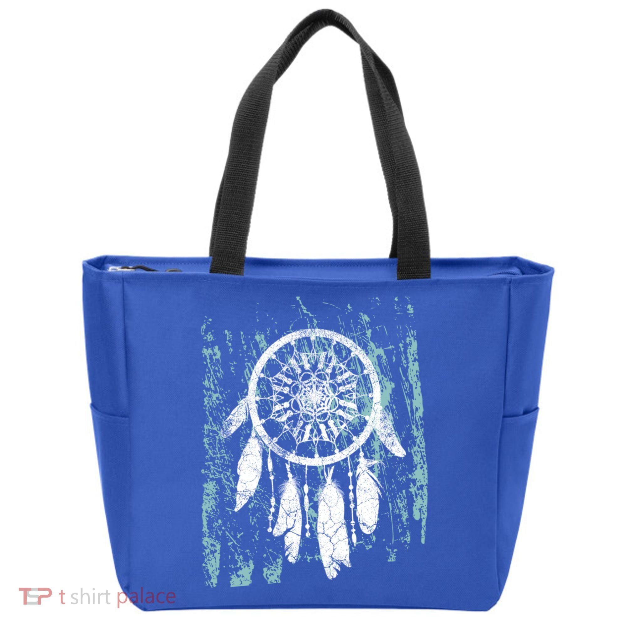 Dream Catcher Feathers Tribal Native American Boho Tapestry Gift Tote Bag