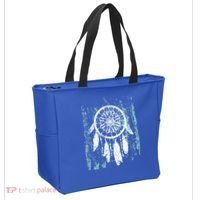 Dream Catcher Feathers Tribal Native American Boho Tapestry Gift Tote Bag thumb 2