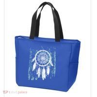 Dream Catcher Feathers Tribal Native American Boho Tapestry Gift Tote Bag thumb 3