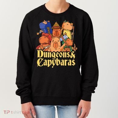 Dungeons & Capybaras Funny Capybara Lover Women's Sweatshirt