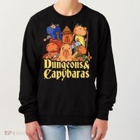 Dungeons & Capybaras Funny Capybara Lover Women's Sweatshirt thumb 0