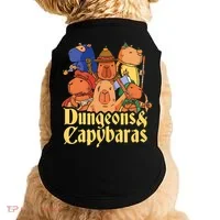 Dungeons & Capybaras Funny Capybara Lover Doggie Tank thumb 0