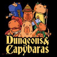 Dungeons & Capybaras Funny Capybara Lover Backpack thumb 2