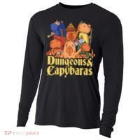 Dungeons & Capybaras Funny Capybara Lover Cooling Performance Long Sleeve Crew thumb 0